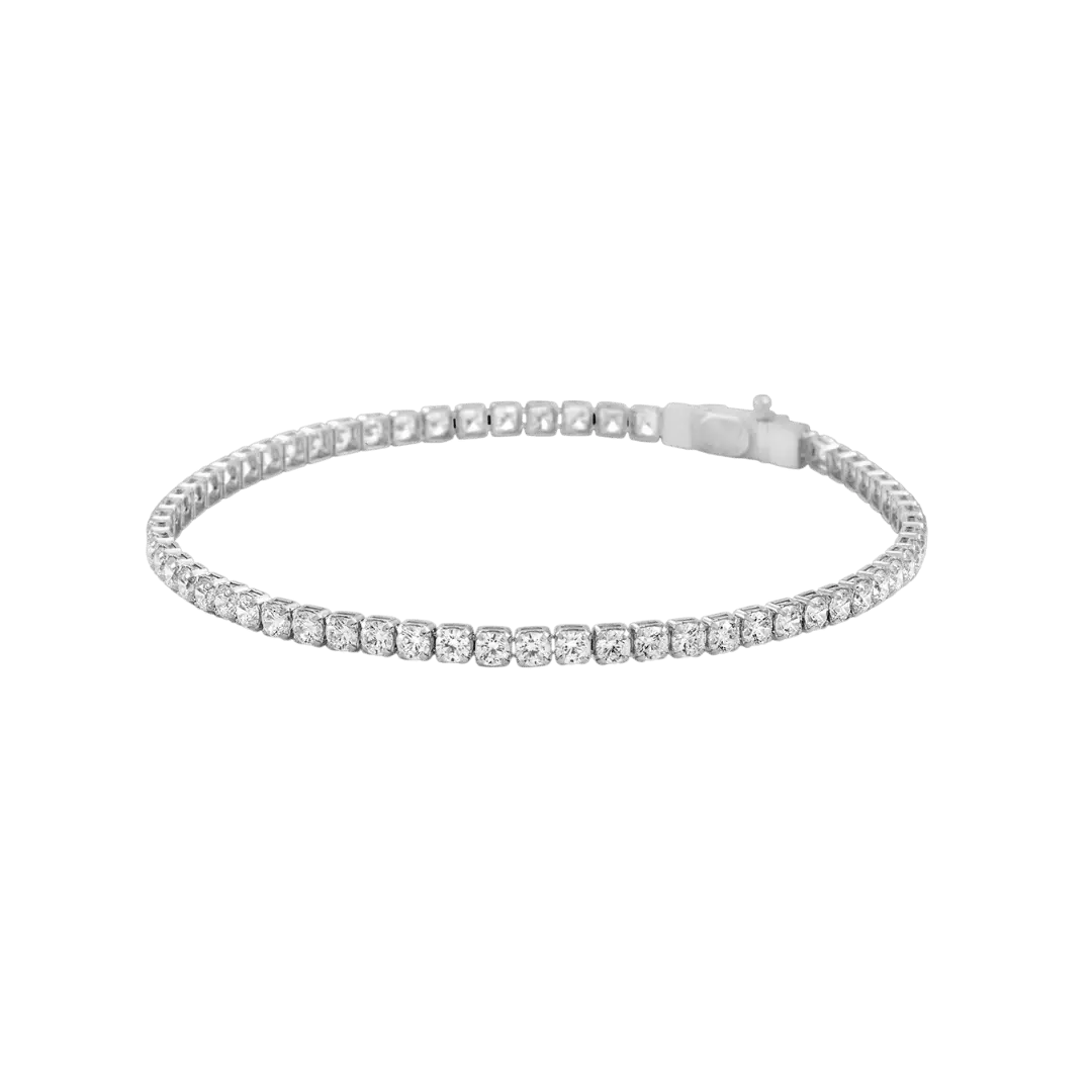 10K Gold Moissanite Tennis Bracelet 2.75mm