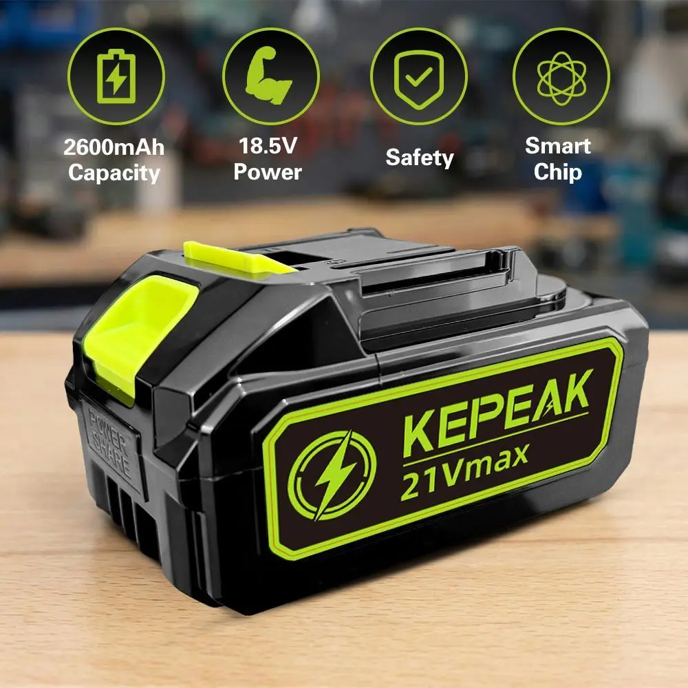 21V Max 13Ah High-Capacity Rechargeable Lithium Power Tool Battery - Durable, Heavy-Duty, High-Output Premium Replacement for 21V Cordless Power Tools, Durable Lithium Battery, Heavy Duty Battery