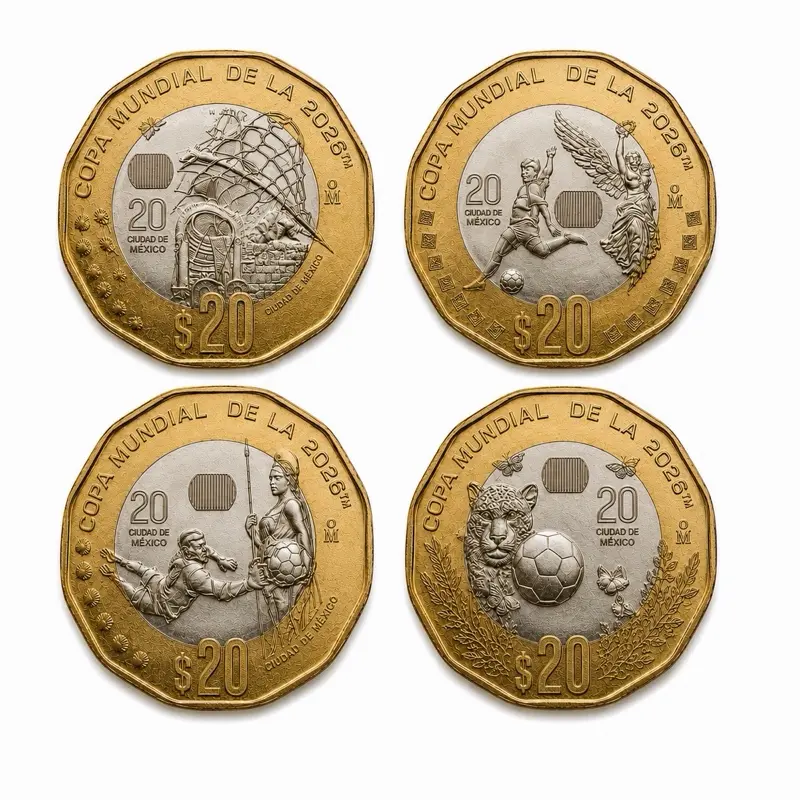 Monedas del Mundial WC Coins