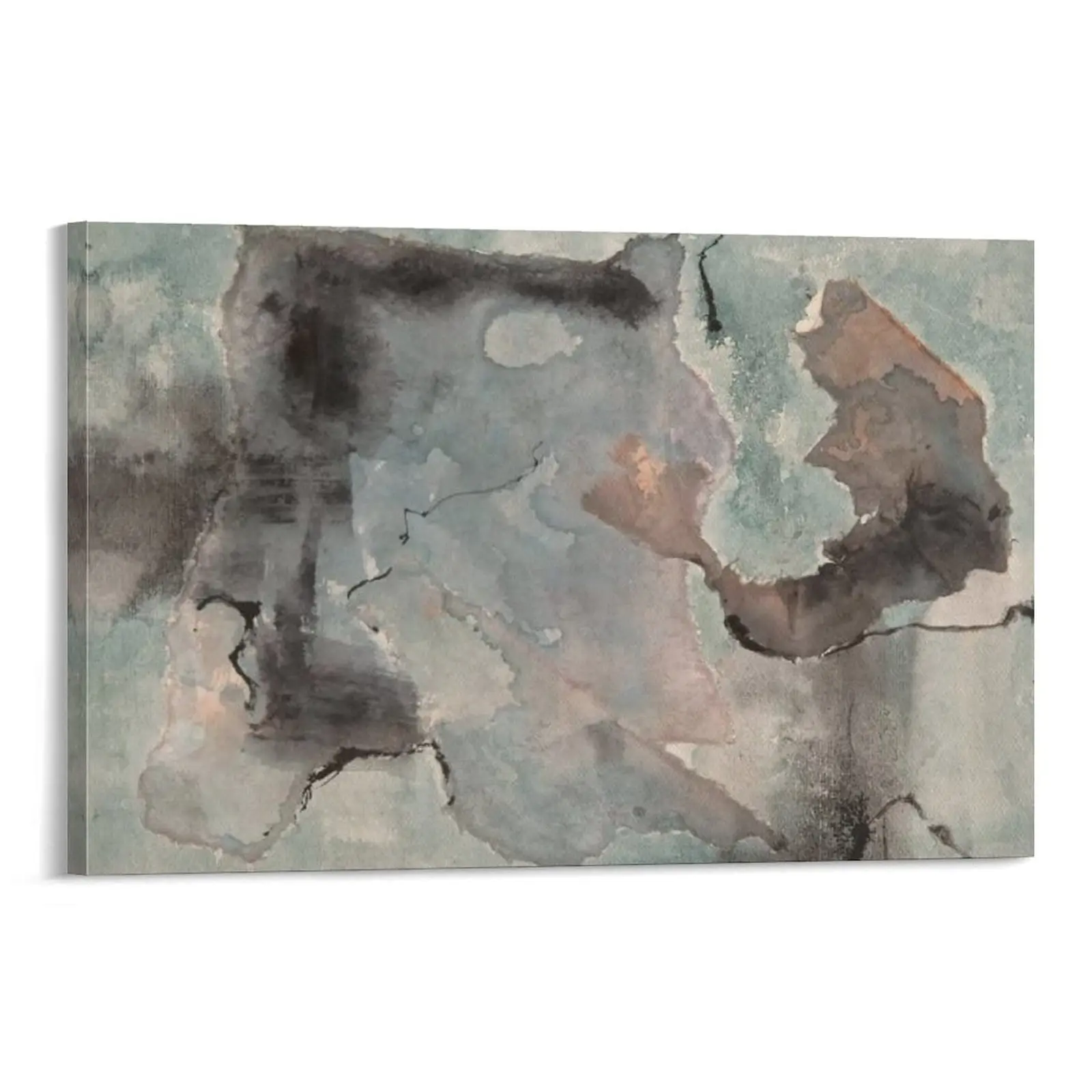 CHARLES ALSTON Collage #3 1959 Artistic Canvas Print Painting - Decorative Wall Art for Bedroom, Bar Decor, Gift (Home Supplies)