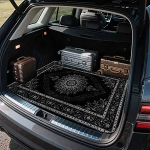 1 piece, retro Bohemian-style trunk mat, universal trunk mat for car interiors, all-weather trunk mat suitable for pets and applicable to most vehicle models, protective and decorative trunk mat for vehicles, Car Accessory
