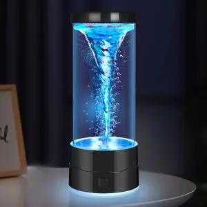 Tornado, Lava Lamp, Colorful Gradient SmartBedside Table Lamp, USB Plug-In Desk Lamp, TornadoLava Lamp Night Light Cool Stuff Led Ambient Light Suitable for Bedroom, Living Room,Dining Room, Bedside Table, Birthday, Christmas Gifts
