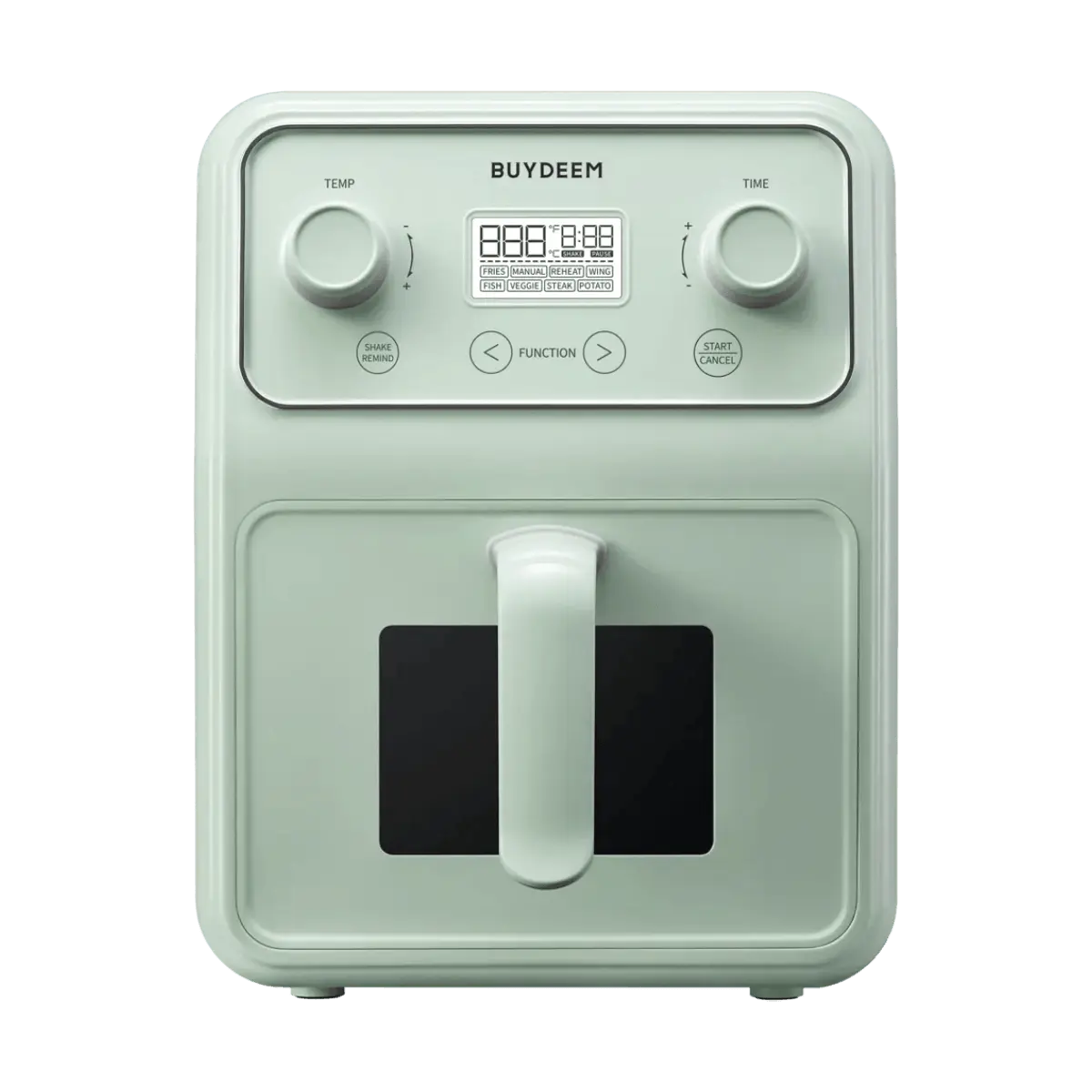 BUYDEEM Digital Air Fryer with Window 4L Green
