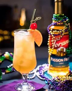 Torani Passion Fruit Syrup Concentrate for Sodas, Coffee, Mixed Drinks - 750 ML Bottle - Natural