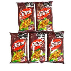 5 - PK FRITOS CHORIZO & CHIPOTLE- 60 GRAMS PER BAG - MEXICAN CHIPS - PAPITAS MEXICANAS - SABRITAS MEXICANAS