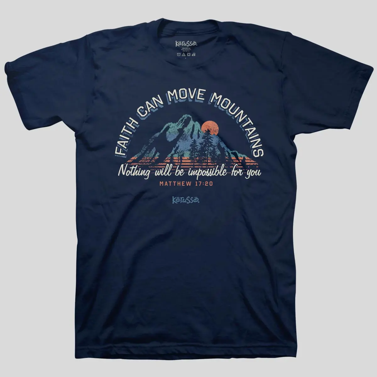 Kerusso Christian T-Shirt Move Mountains Kerusso Christian T-Shirt Move Mountains