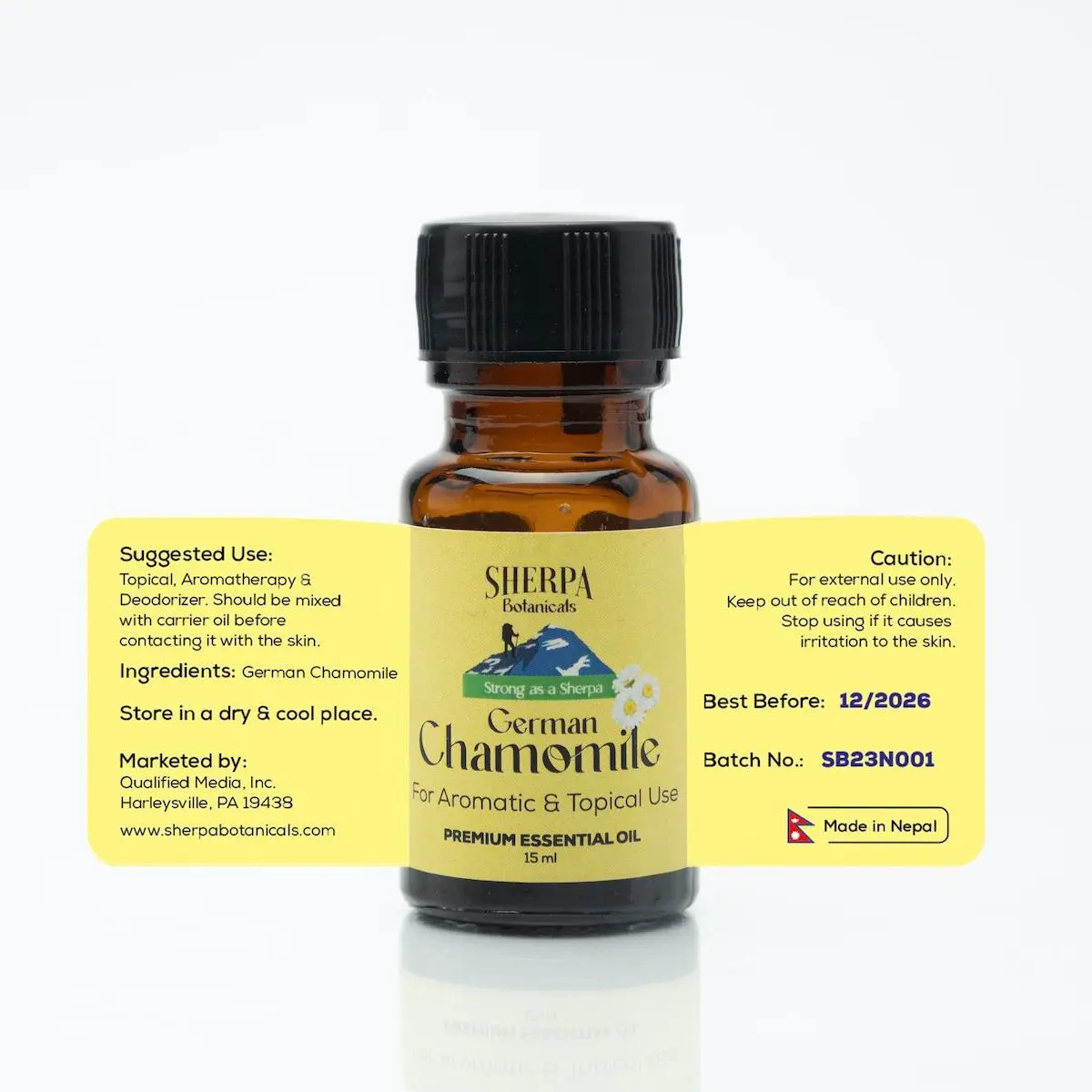 German Chamomile Essential Oil Therapeutic