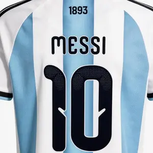 Messi 2026 10# Home Short Long Sleeve Soccer Jersey Fans Version Breathable