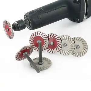 40mm Diamond Cutting Blade 6mm Handle Round Saw Blade Grinding Wheel for Wood Metal Stone Granite Marble Precision Cuts Heavy Duty