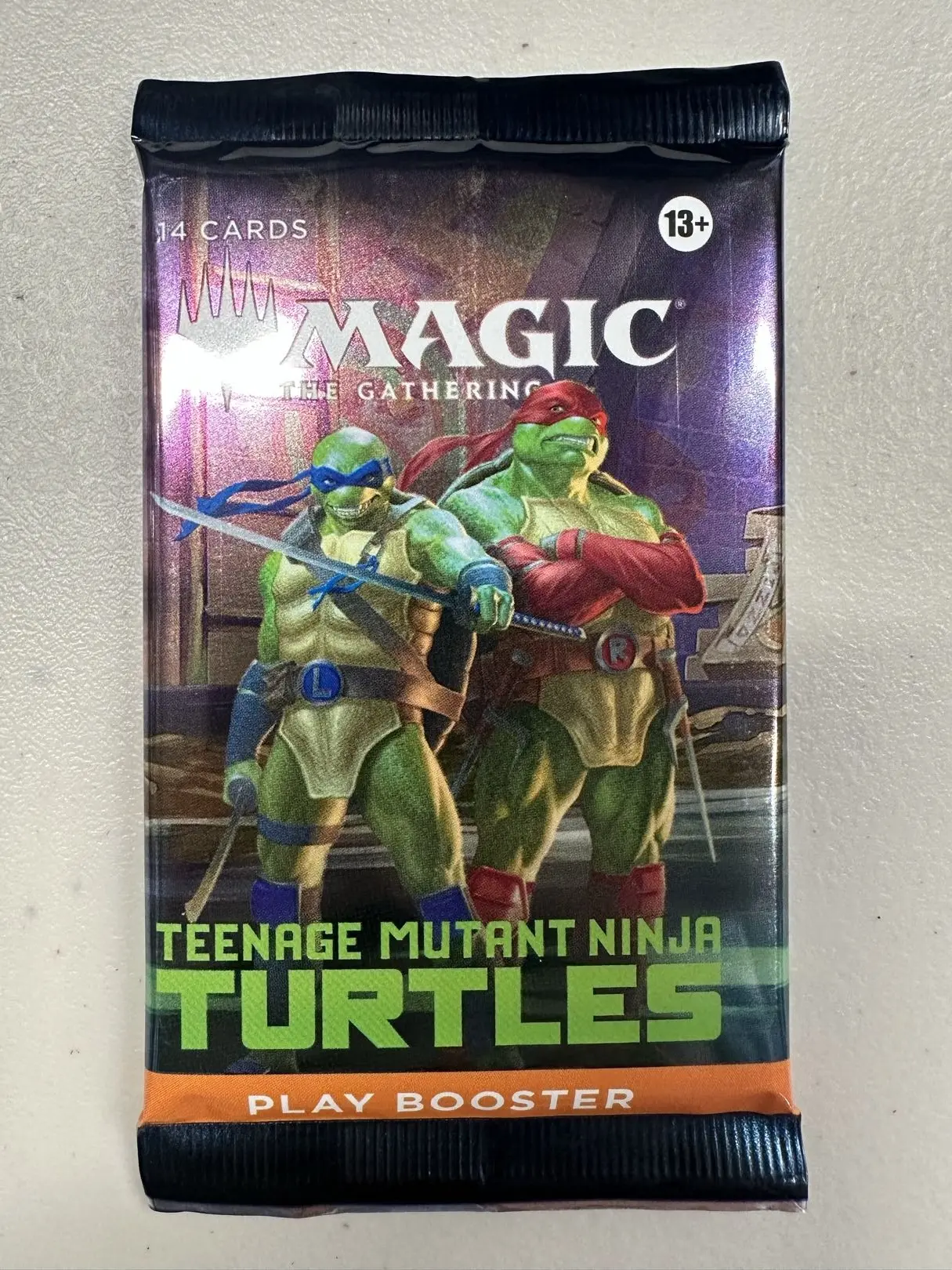 Magic the Gathering - Teenage mutant Ninja Turtles (TMT) - Play Booster Pack - New Sealed Qty 1