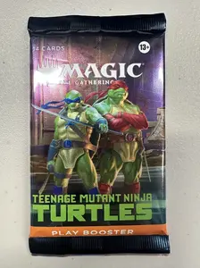 Magic the Gathering - Teenage mutant Ninja Turtles (TMT) - Play Booster Pack - New Sealed Qty 1