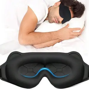 Super Comfortable Sleep Eye Mask, Sleeping Mask, Adjustable Strap, Soft Breathable Fabric, Lightweight Anti-Allergy, Hypoallergenic, Ideal for Travel Home Naps, Night Mask