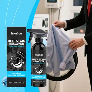 Clothing Stain Cleaner Spot Stain Eliminator Multi Fabric Stain Treater Spray Suitable for Home Daily Washing Surface Oil Grease Dirt Remover, Effective Laundry Solution, Household Cleaner, Stain Removers