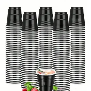25/50 Pack Plastic Shot Glasses, Multi-Purpose 2oz Disposable Mini Cups, Easy Clean Reusable Cups for Parties, Festivals, and Events