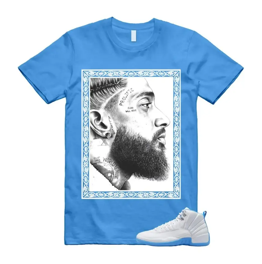 Blue White Colorway Match Shirt, Melo 12 Shirt, Sneaker Outfit Graphic Tee, Streetwear Unisex T-Shirt, Unisex Shirt Gift