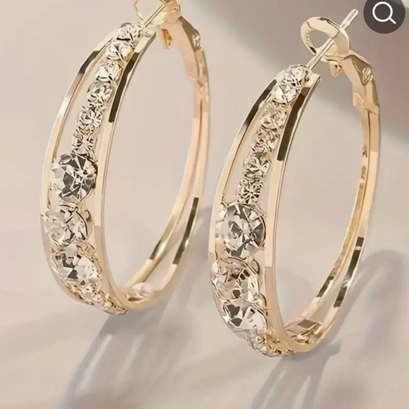 Gold hoop earrings Gold hoop earrings