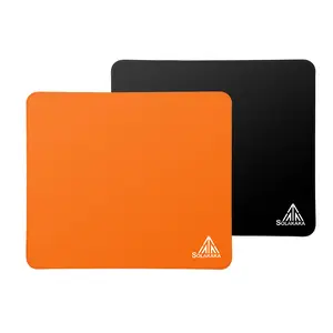 SOLAKAKA EP9 Black Gaming Mousepad, 4MM Thick 17.7"x15.7" Micro-Woven Precision Surface Mouse Pad, Non-Slip Rubber Base, Stitched Edge for FPS, MOBAs, Mouse Pads