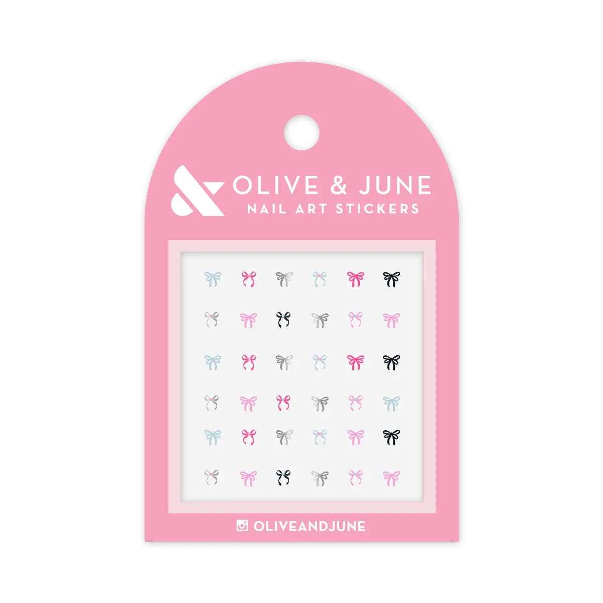 Ribbons + Bows Nail Art Puffy Stickers Ribbons + Bows Nail Art Puffy Stickers
