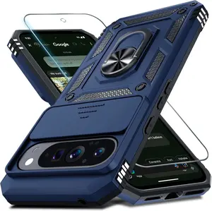 Google Pixel 10 Pro XL Protective Case with Tempered Glass | Shockproof Anti-Scratch Back Cover | Full Body Protection