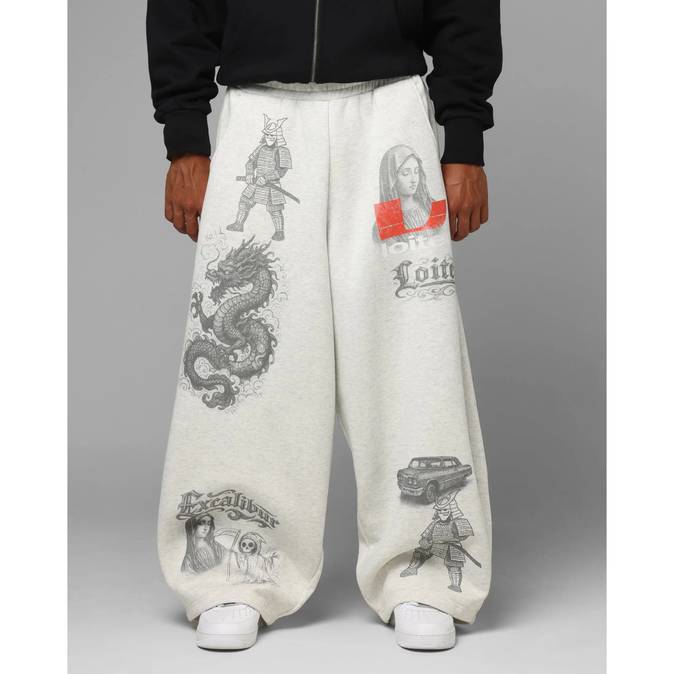 Loiter Holy Flame Sweatpants Grey