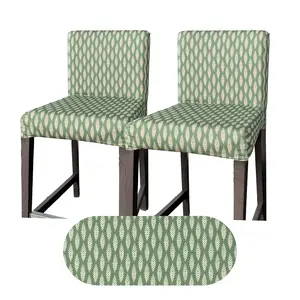 Leaf Sage Green Barstool Covers – Set of 2 – Compatible with IKEA Henriksdal (USA/CA Size)