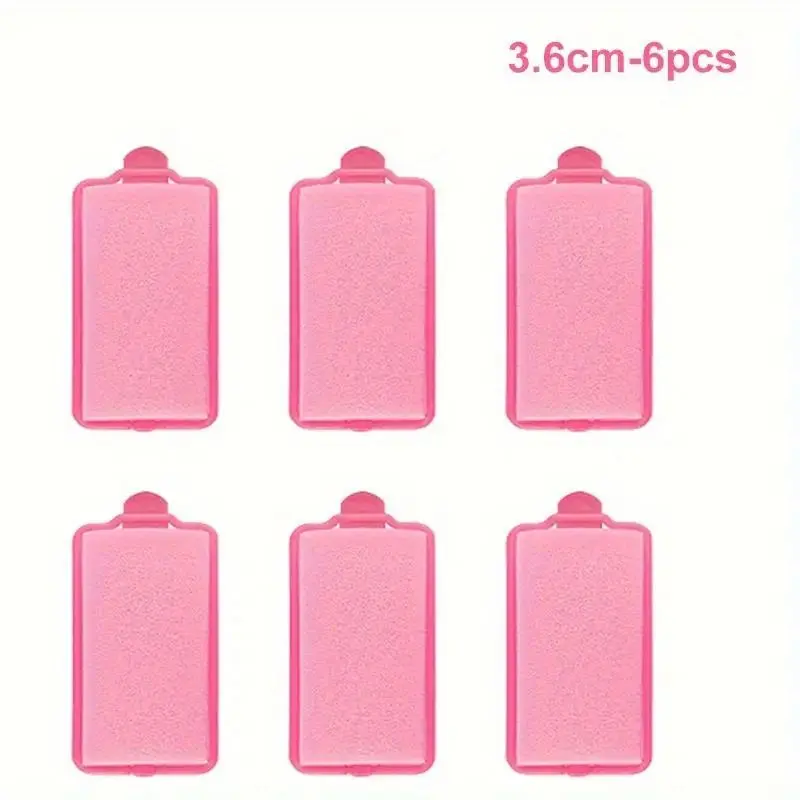 6pcs Large Sponge Hair Rollers