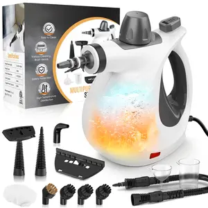 Phueut Pressurized Handheld Multi-Surface Natural Steam Cleaner with 12 pcs Replacement Parts , Multi-Purpose Steamer for Home Use, Kitchen and Car Phueut Pressurized Handheld Multi-Surface Natural Steam Cleaner with 12 pcs Replacement Parts , Multi-Purpose Steamer for Home Use, Kitchen and Car