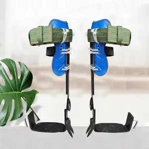 Tree Climbing Spikes Kit Adjustable Height 350lbs Load Capacity Ergonomic Design for Jungle Survival Fruit Picking Outdoor Gear