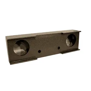 Elite Audio Enclosures | GMC Sierra / Chevrolet Silverado Crew Cab 2007-2013 Dual 10" Sealed - USA Made Subwoofer Box with Bed Liner Spray Finish