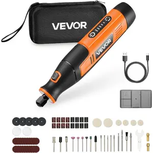 VEVOR 73 - Piece Cordless Rotary Tool Kit, DC8V Portable Mini Power Rotary Tool, 5 Speeds 5000 - 30000RPM Multi - Purpose DIY Tools for Engraving, Sanding, Polishing, Carving, Grinding, Cutting, DIY CraftVEVOR Super Brand Day