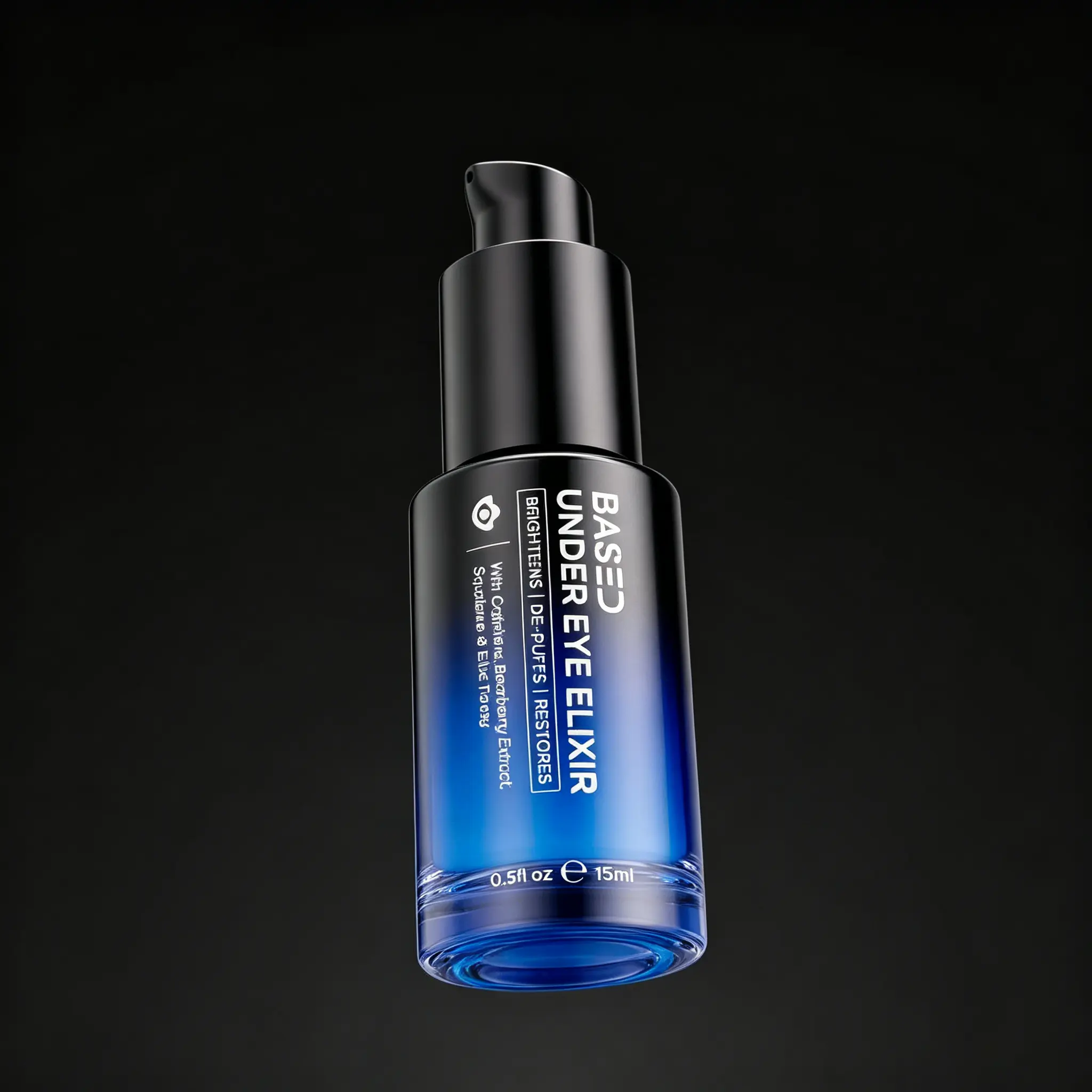BASED Under Eye Elixir, De-Puff & Revitalize Tired Eye Area, Lightweight Brightening Daily Eye Serum