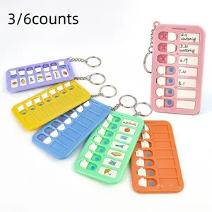 Mini Portable Memo Board Set, 3/6 Pieces, Multiple Quantities, Versatile, Compact Size, Ideal for To-Do List Planning, Reminders, Office Supplies, Back-To-School Gifts, Keychains, Bag Charms