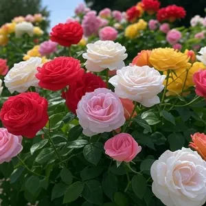300PCS  Seeds for Elegant Fast Growing Perennial Roses for Garden & Patio Easy Care High Germination All Seasons