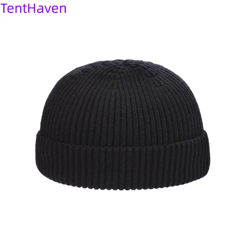 2026 Knitted Hat Cold Hat Men's Guapi Hat Autumn and Winter Warm Short Korean Edition Knitted Outdoor Cross border Landlord Women's Trendy Hat