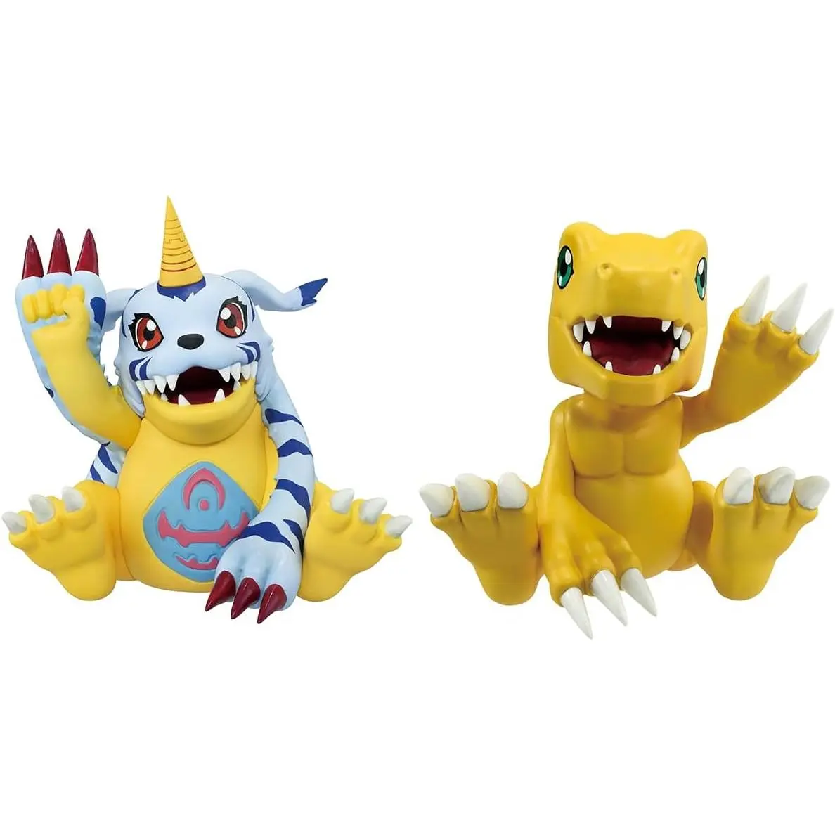 Bandai Ichibansho Digimon Agumon & Gabumon Clash of Light and Darkness Figure Statue