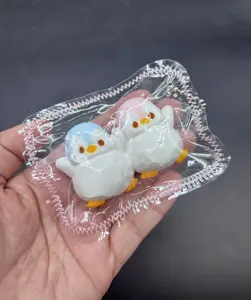 mini keychain penguin twins Taba squishy toy