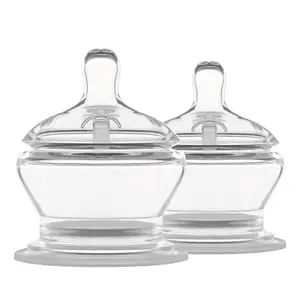 PopYum Stage 2 Medium Flow Nipples, 2-pack