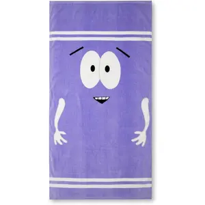 South Park Towelie Bath Towel, Ultra Super Soft Cotton, Quick Dry Absorption, Absorbent Breathable Towel, Reusable, Ideal for Pool, Beach, Home Decor