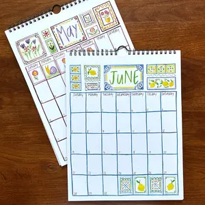 2026 Whimsical Watercolor Wall Calendar