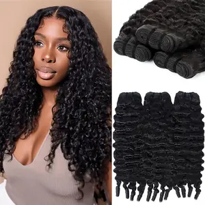 Burmese Curly Hair Bundles & Raw Burmese Curly | 100% Premium Virgin Human Hair | Salon Quality Bundles, Bouncy & Full-Bodied, Silky Soft