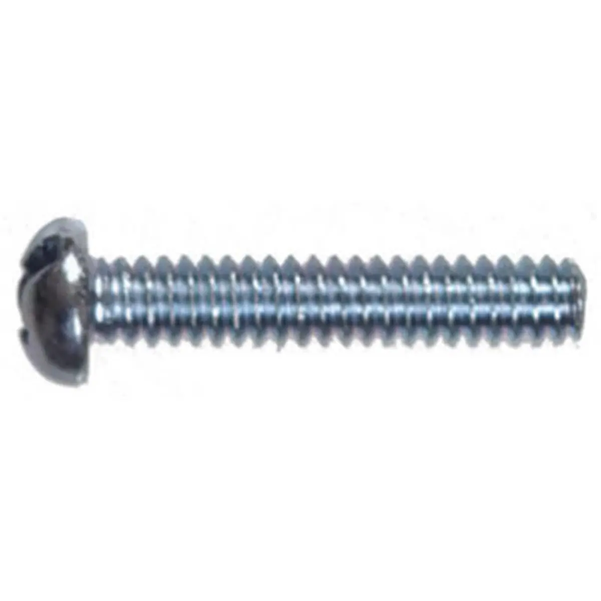 Hillman Fasteners 90146 Zinc-Plated Slotted Round Head Metal Machine Screws, 6-32 x 2 in., 100-Pack, 0.73 lbs, for Sailing and Water Sports