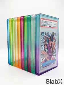 SlabX Guards - Chroma Series - for Standard PSA Graded Cards Premium TPU w/Clear Panel