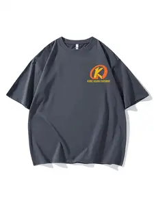 Men's Pure Cotton Loose Fit Short Sleeve  Breathable Casual Oversized Comfortable Cotton Tee with Loose Fit T-Shirt