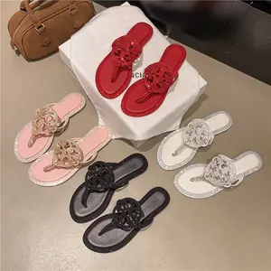 Summer 2026 new arrivals.Women's Diamond Flip Flops - Fashionable CasualComfortable Flat Sandals for Home & Outdoor Wear -Solid Color, Lightweight & Breathable - Perfect for Girls'Daily Use - Summer Walking Shoes Footwear