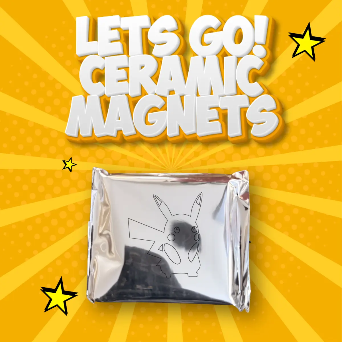 Let's Go! Ceramic Magnets Pokemon CCG - 1 Per Pack Let's Go! Ceramic Magnets Pokemon CCG - 1 Per Pack