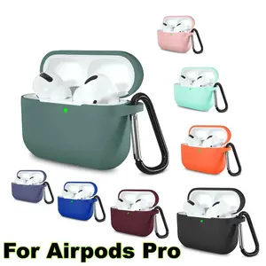 For Apple Airpods Pro 3 Case Silicone Shockproof Protective Cover With Keychain
