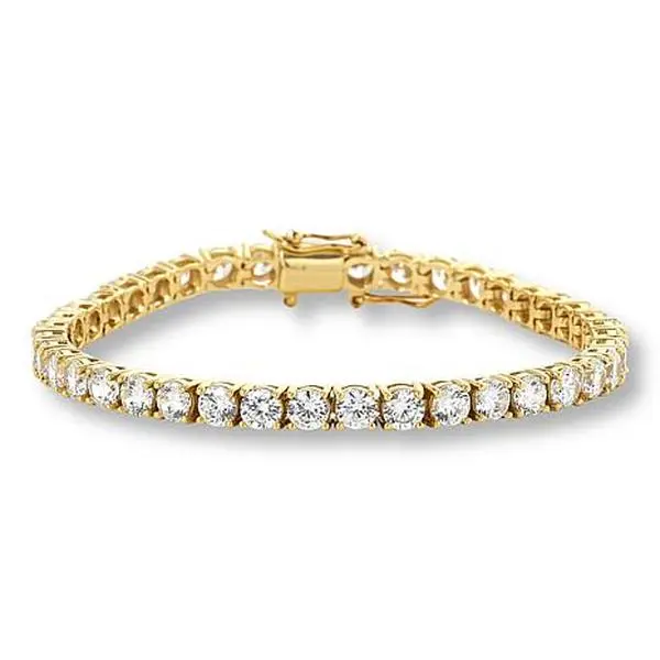 Radiance by Absolute™ Goldtone Magic Magnet Clasp Line Bracelet
