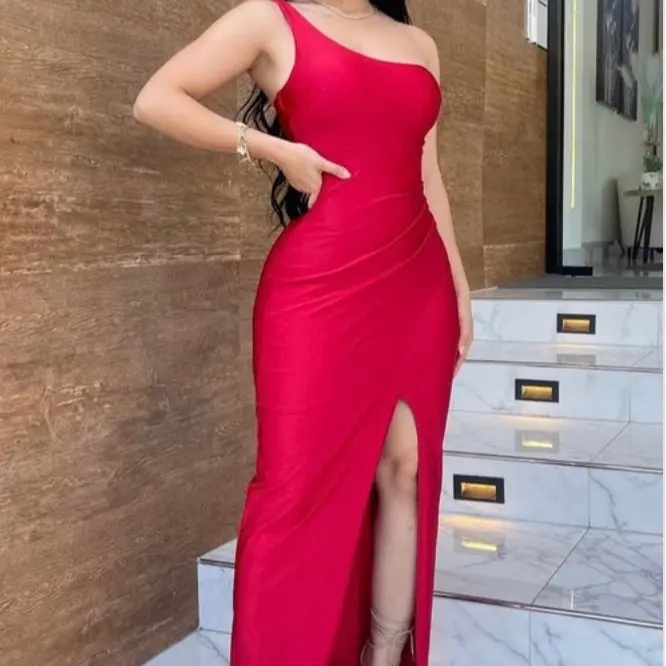 Dress with Scrunch Side