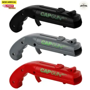 3PCS Cap Gun Bottle Opener Launcher Shooter Funny Shoots Gun Creative Beer Opener for Drinking Game Family Party Bar Outdoor Barbecue