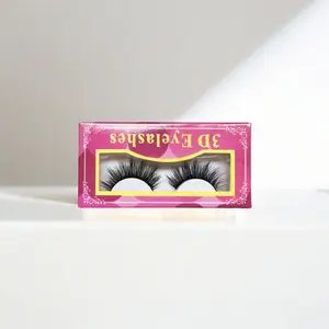 False Eyelashes 1 Pack Lahes, 12-20mm Wholesale 3D Fake Mink lashes, Fuffy Natural Volume eye Lashes, individual package Faux Mink EyeLashes